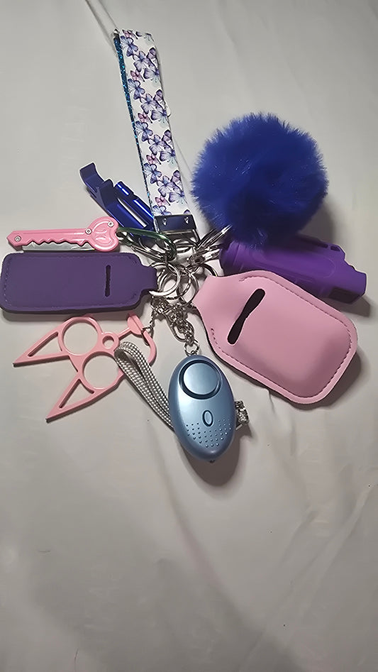 #1374 Butterfly w/blue&Purple