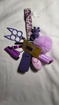 #1407 Purple cheetah